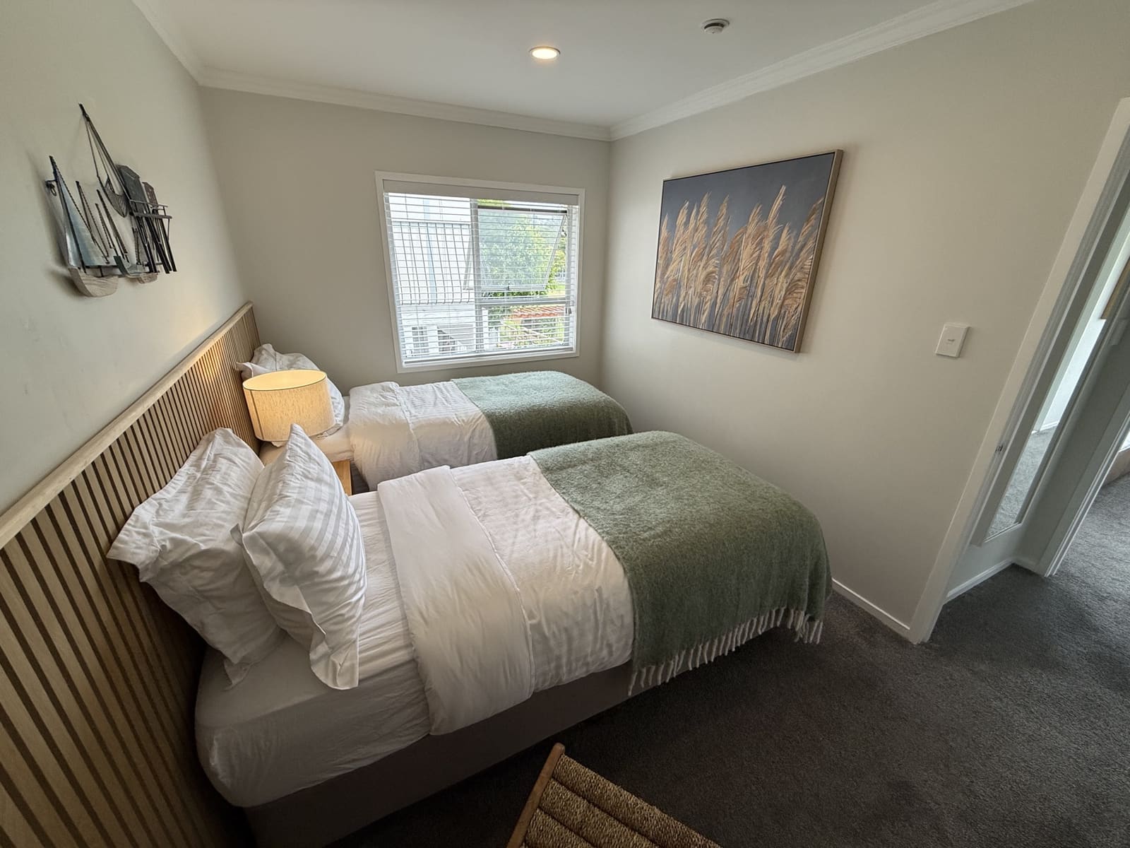 Second bedroom as twin beds