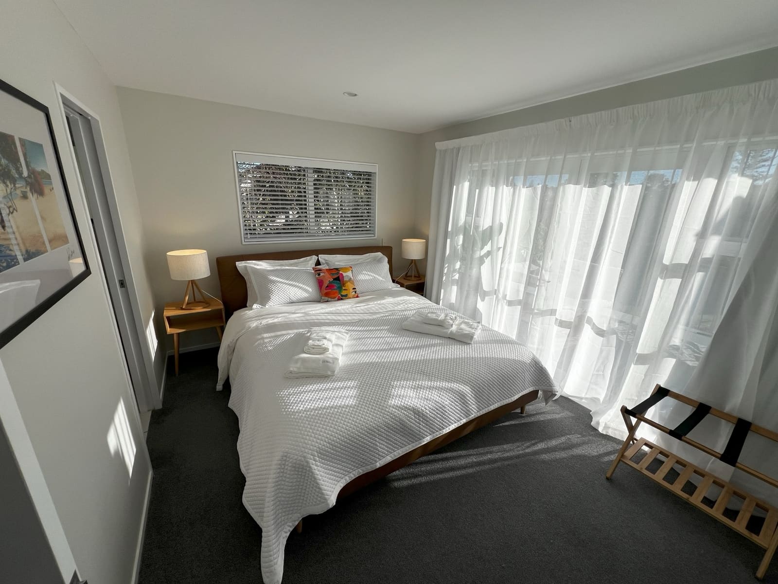 Master bedroom with super king bed