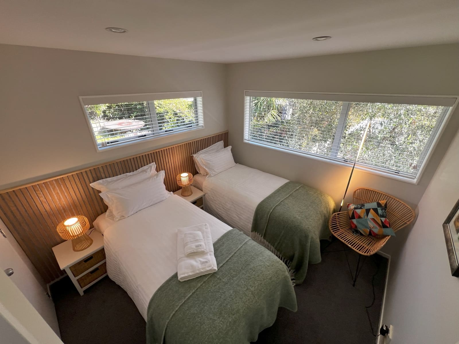Second bedroom as twin beds